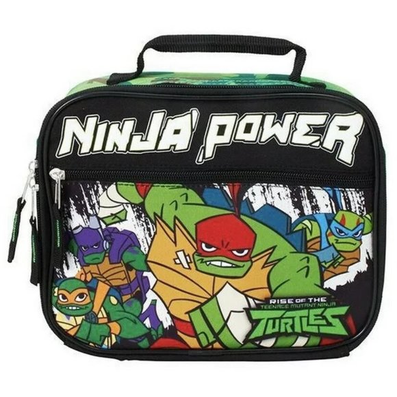 Teenage Mutant Ninja Turtles- Ninja Power Insulated Soft Lunch Box New w/Tags - Picture 1 of 6